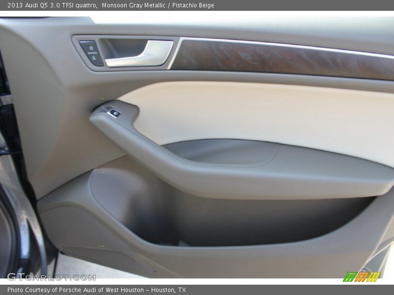 Monsoon Gray Metallic / Pistachio Beige 2013 Audi Q5 3.0 TFSI quattro