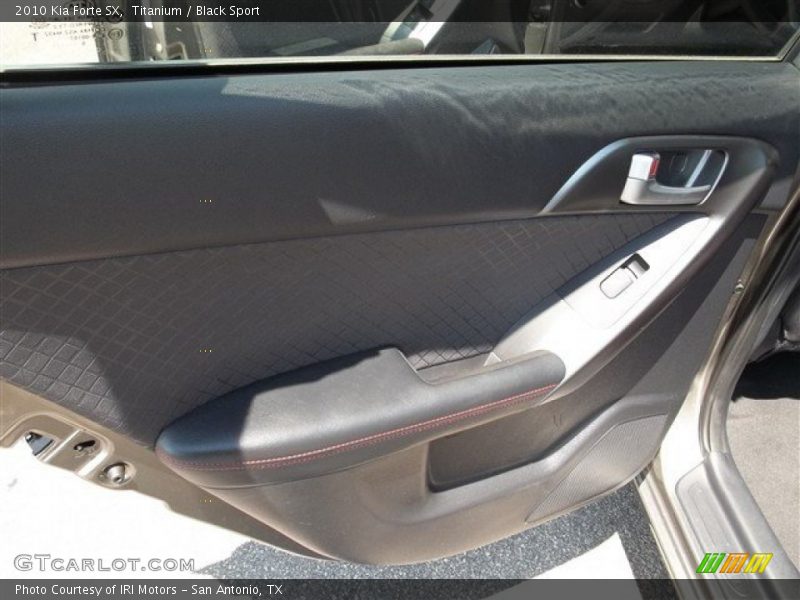 Titanium / Black Sport 2010 Kia Forte SX