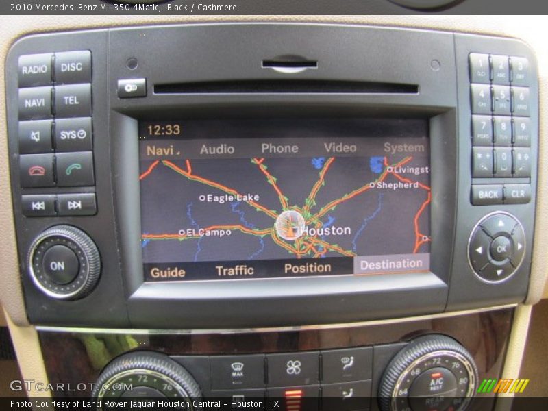 Black / Cashmere 2010 Mercedes-Benz ML 350 4Matic