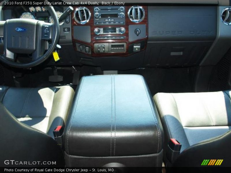 Black / Ebony 2010 Ford F350 Super Duty Lariat Crew Cab 4x4 Dually