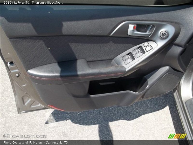 Titanium / Black Sport 2010 Kia Forte SX