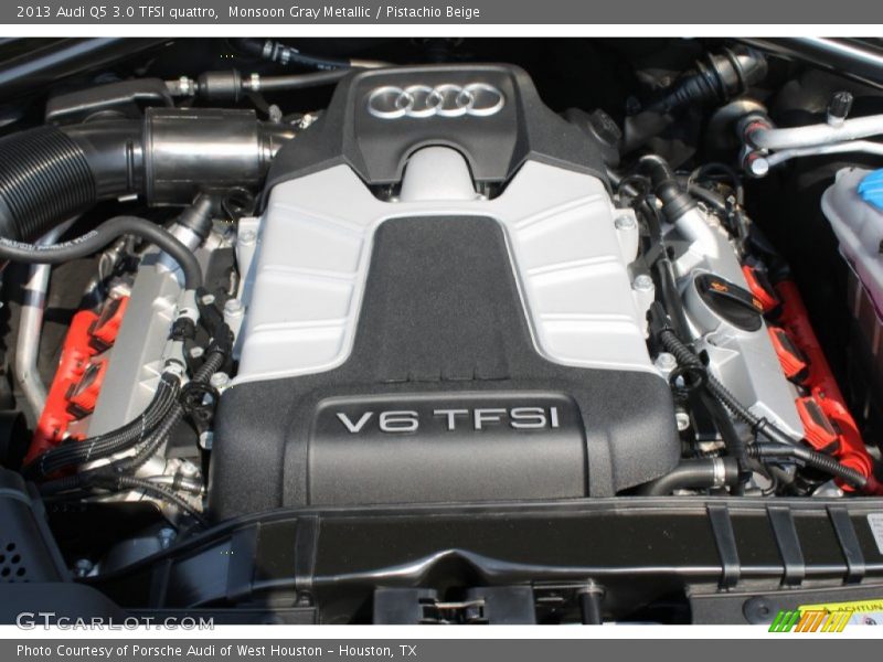 Monsoon Gray Metallic / Pistachio Beige 2013 Audi Q5 3.0 TFSI quattro