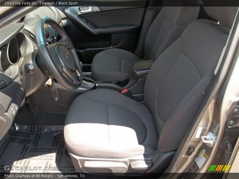 Titanium / Black Sport 2010 Kia Forte SX