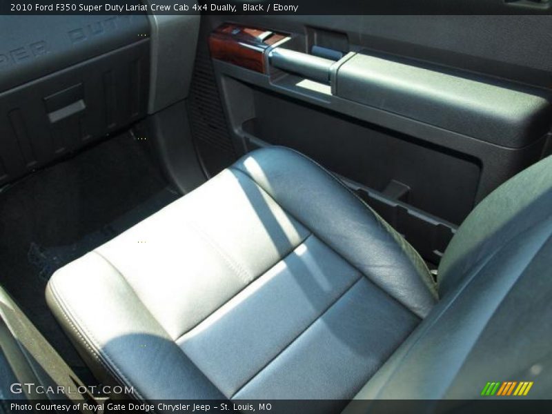 Black / Ebony 2010 Ford F350 Super Duty Lariat Crew Cab 4x4 Dually