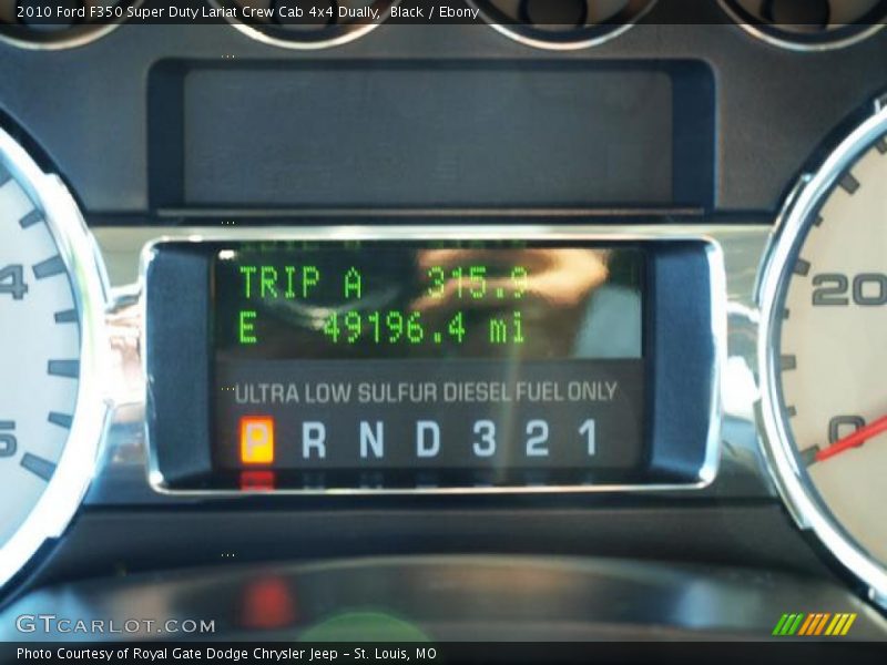 Black / Ebony 2010 Ford F350 Super Duty Lariat Crew Cab 4x4 Dually