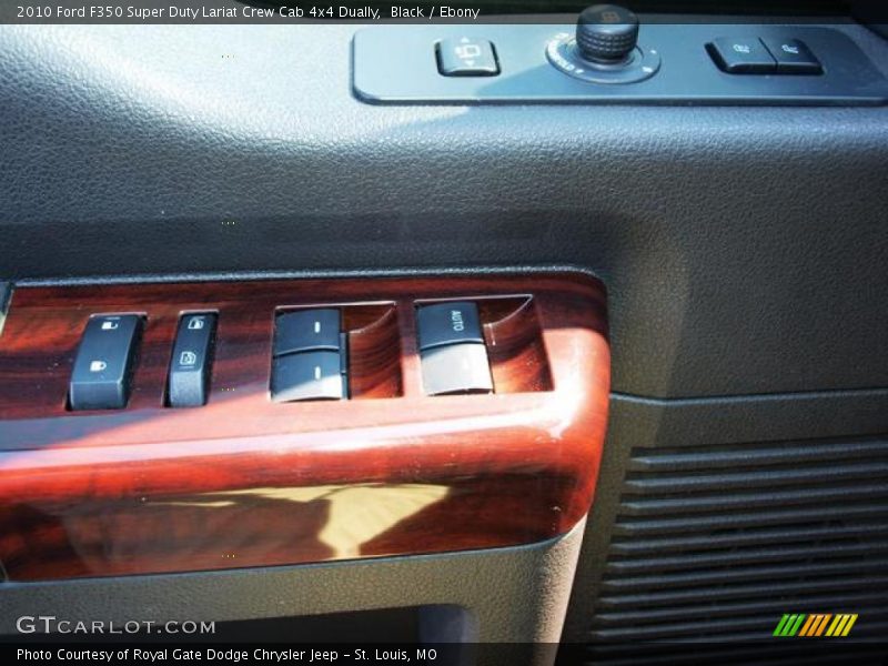 Black / Ebony 2010 Ford F350 Super Duty Lariat Crew Cab 4x4 Dually