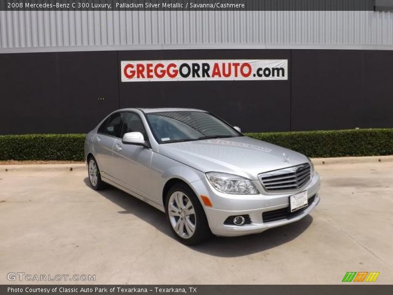 Palladium Silver Metallic / Savanna/Cashmere 2008 Mercedes-Benz C 300 Luxury