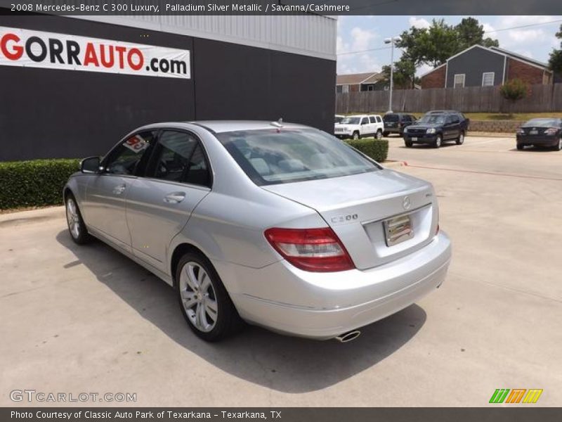 Palladium Silver Metallic / Savanna/Cashmere 2008 Mercedes-Benz C 300 Luxury