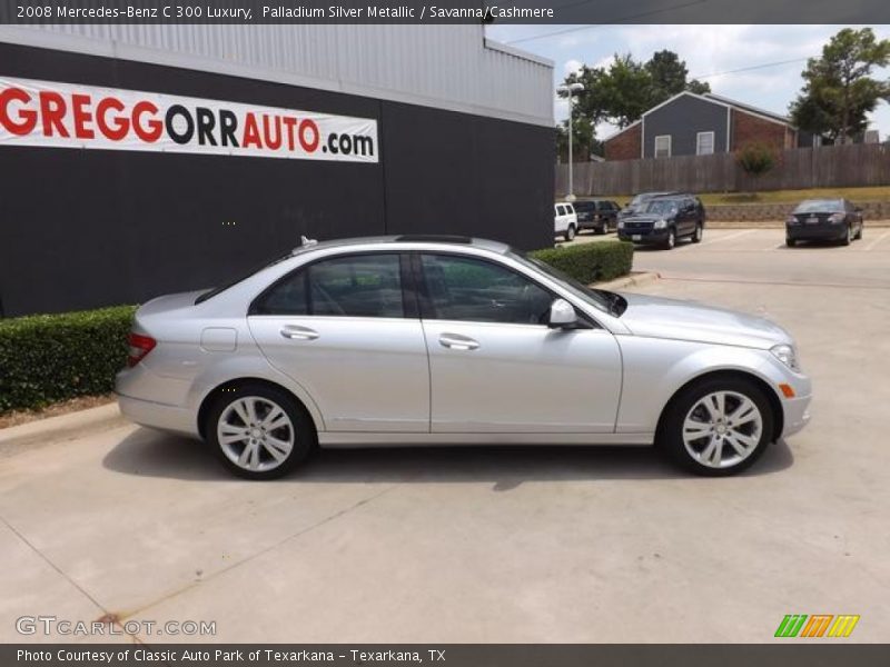 Palladium Silver Metallic / Savanna/Cashmere 2008 Mercedes-Benz C 300 Luxury