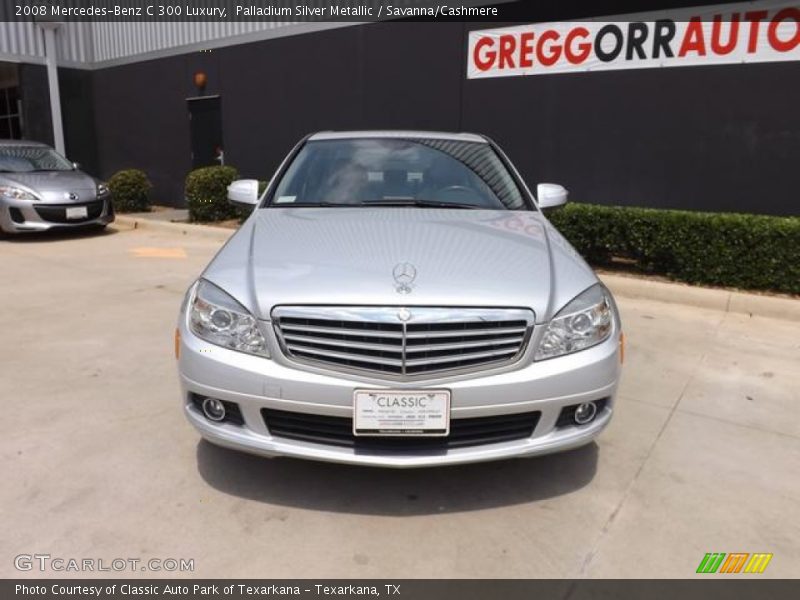 Palladium Silver Metallic / Savanna/Cashmere 2008 Mercedes-Benz C 300 Luxury