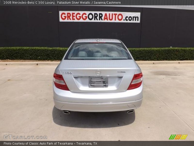 Palladium Silver Metallic / Savanna/Cashmere 2008 Mercedes-Benz C 300 Luxury
