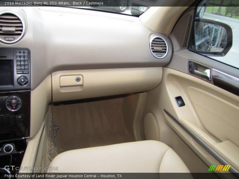 Black / Cashmere 2010 Mercedes-Benz ML 350 4Matic