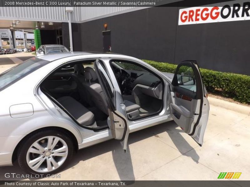 Palladium Silver Metallic / Savanna/Cashmere 2008 Mercedes-Benz C 300 Luxury