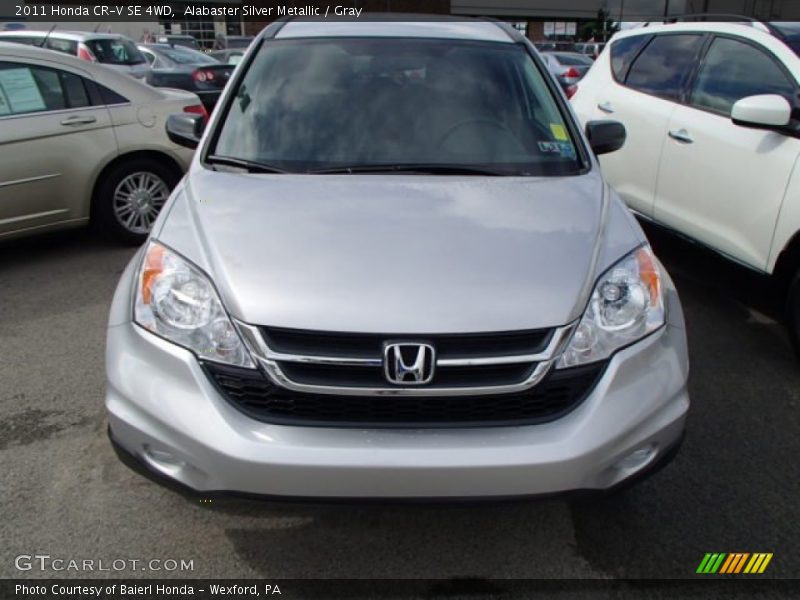 Alabaster Silver Metallic / Gray 2011 Honda CR-V SE 4WD