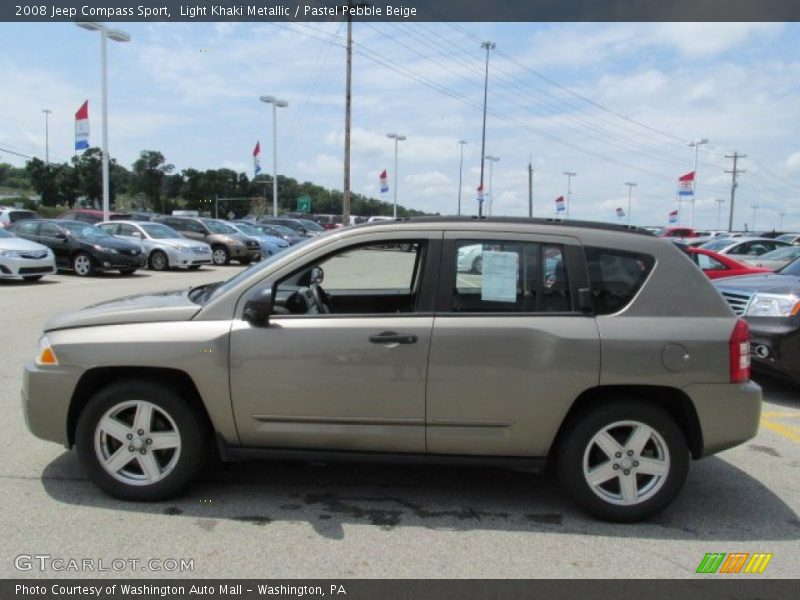 Light Khaki Metallic / Pastel Pebble Beige 2008 Jeep Compass Sport