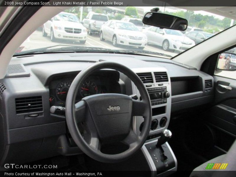 Light Khaki Metallic / Pastel Pebble Beige 2008 Jeep Compass Sport