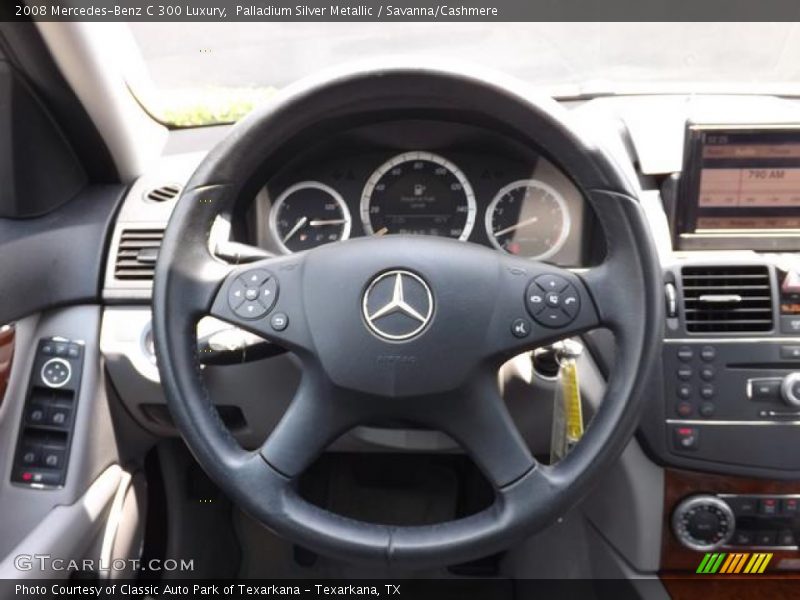 Palladium Silver Metallic / Savanna/Cashmere 2008 Mercedes-Benz C 300 Luxury
