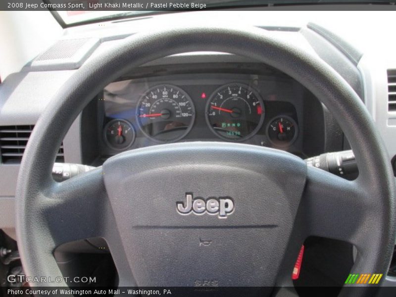 Light Khaki Metallic / Pastel Pebble Beige 2008 Jeep Compass Sport