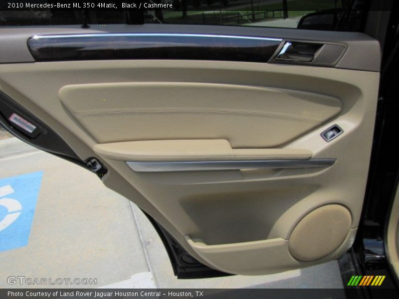 Black / Cashmere 2010 Mercedes-Benz ML 350 4Matic