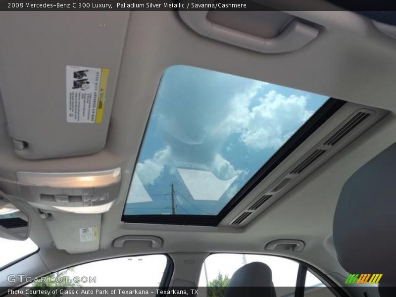 Palladium Silver Metallic / Savanna/Cashmere 2008 Mercedes-Benz C 300 Luxury