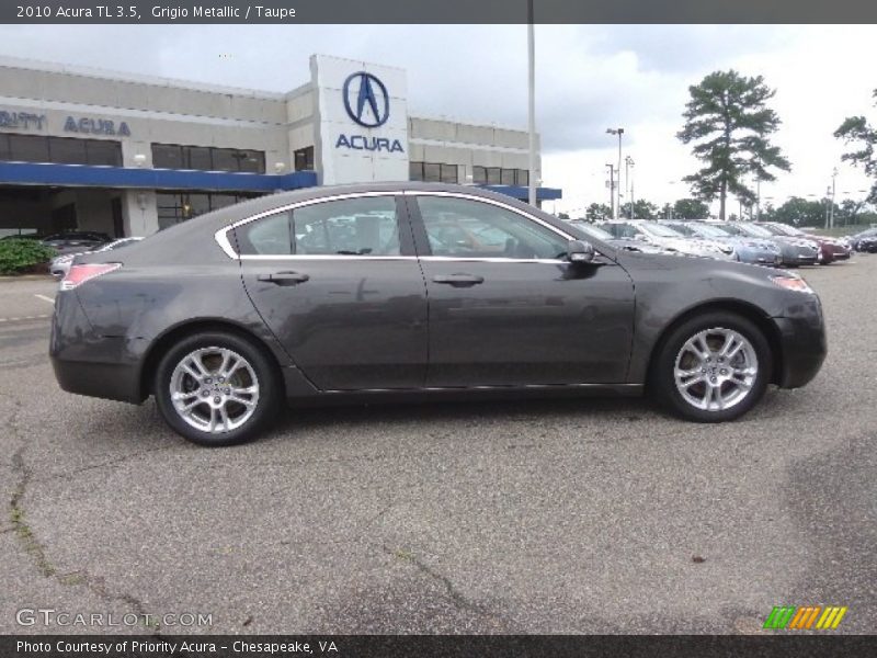 Grigio Metallic / Taupe 2010 Acura TL 3.5