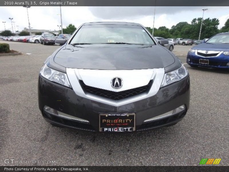 Grigio Metallic / Taupe 2010 Acura TL 3.5
