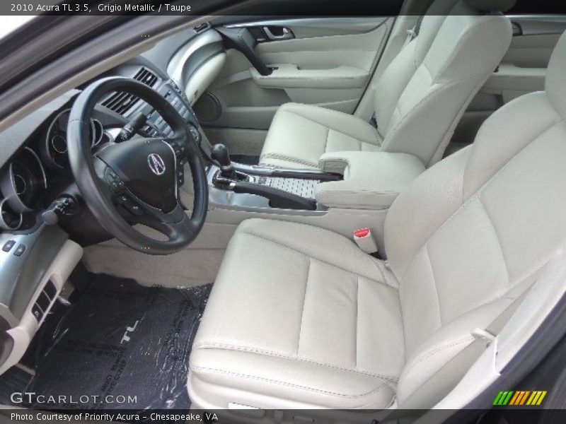 Grigio Metallic / Taupe 2010 Acura TL 3.5