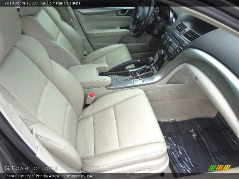 Grigio Metallic / Taupe 2010 Acura TL 3.5