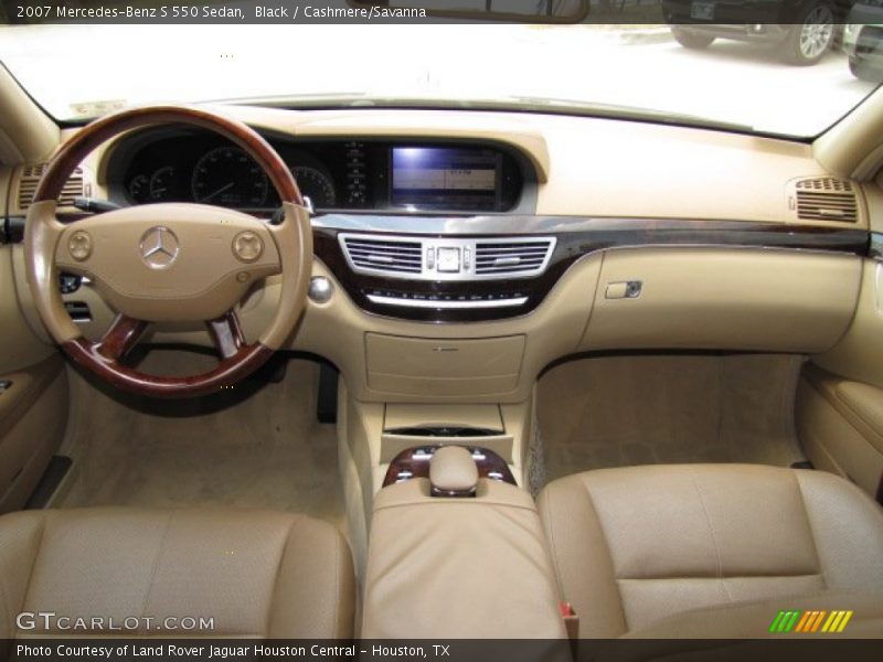 Black / Cashmere/Savanna 2007 Mercedes-Benz S 550 Sedan