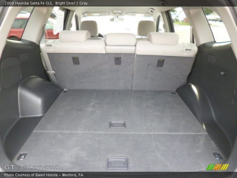 Bright Silver / Gray 2009 Hyundai Santa Fe GLS