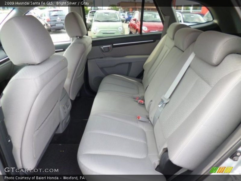 Bright Silver / Gray 2009 Hyundai Santa Fe GLS