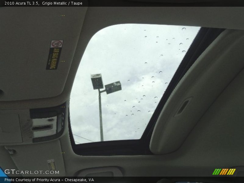 Grigio Metallic / Taupe 2010 Acura TL 3.5