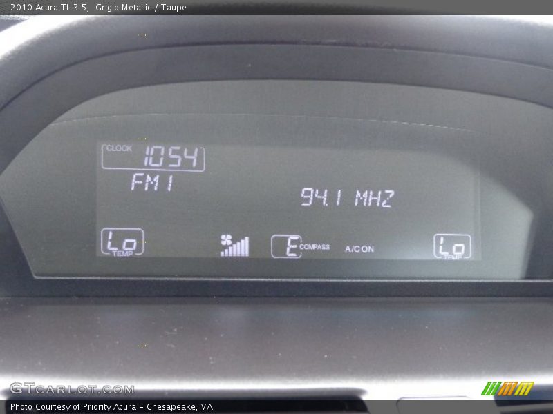 Grigio Metallic / Taupe 2010 Acura TL 3.5