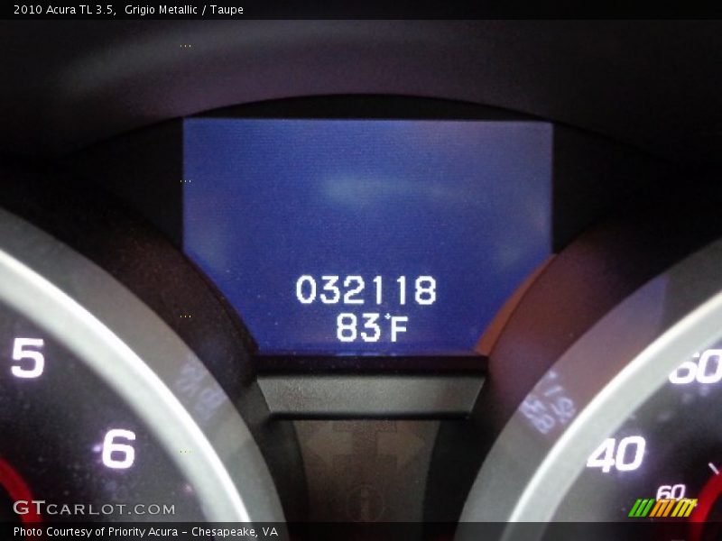 Grigio Metallic / Taupe 2010 Acura TL 3.5