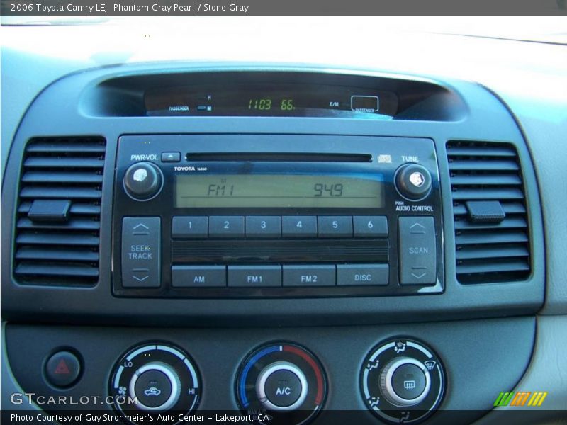 Phantom Gray Pearl / Stone Gray 2006 Toyota Camry LE