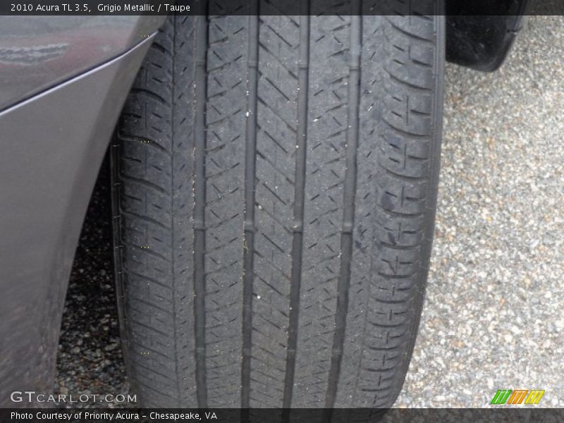 Grigio Metallic / Taupe 2010 Acura TL 3.5