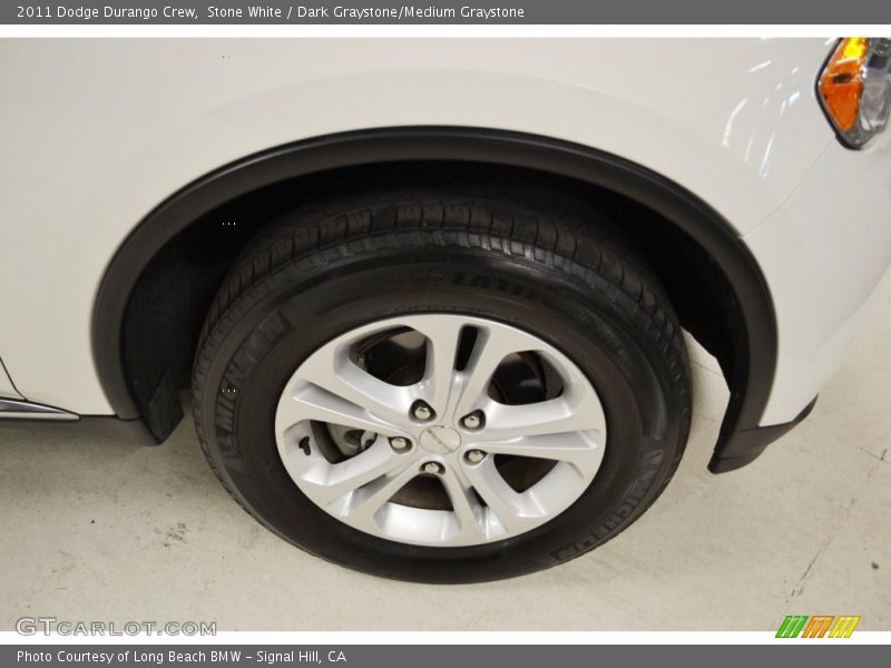 Stone White / Dark Graystone/Medium Graystone 2011 Dodge Durango Crew