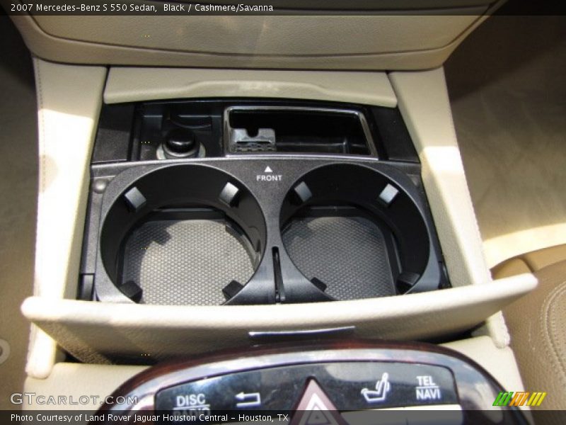 Black / Cashmere/Savanna 2007 Mercedes-Benz S 550 Sedan