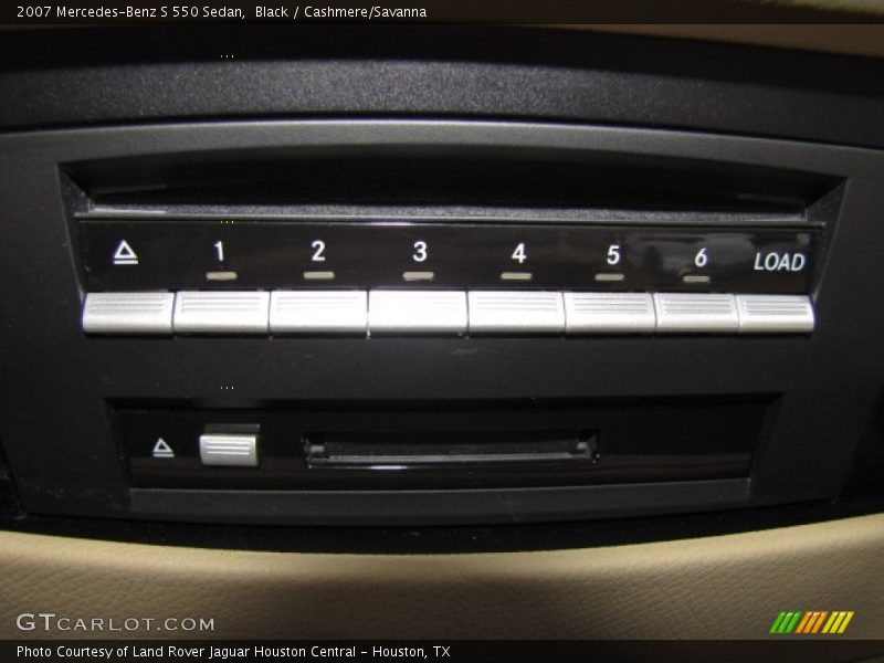 Black / Cashmere/Savanna 2007 Mercedes-Benz S 550 Sedan