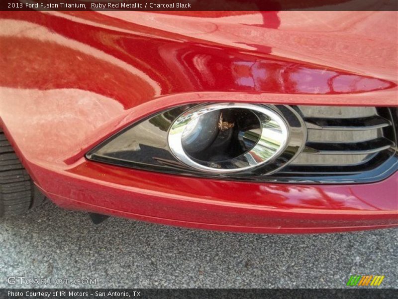 Ruby Red Metallic / Charcoal Black 2013 Ford Fusion Titanium