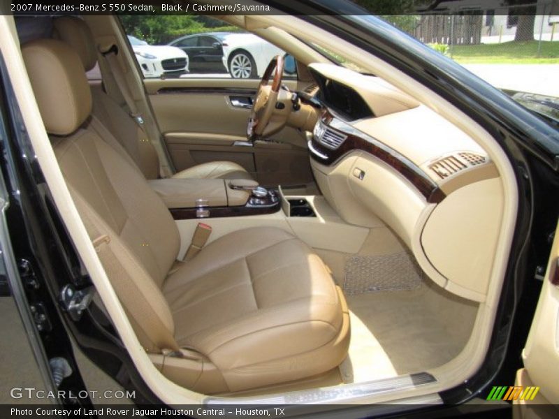 Black / Cashmere/Savanna 2007 Mercedes-Benz S 550 Sedan