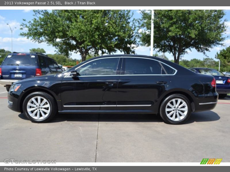Black / Titan Black 2013 Volkswagen Passat 2.5L SEL