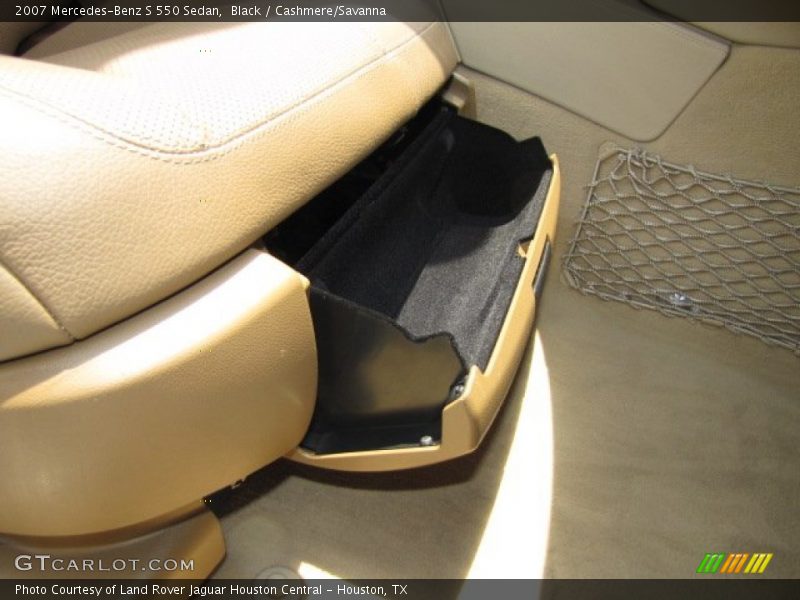 Black / Cashmere/Savanna 2007 Mercedes-Benz S 550 Sedan