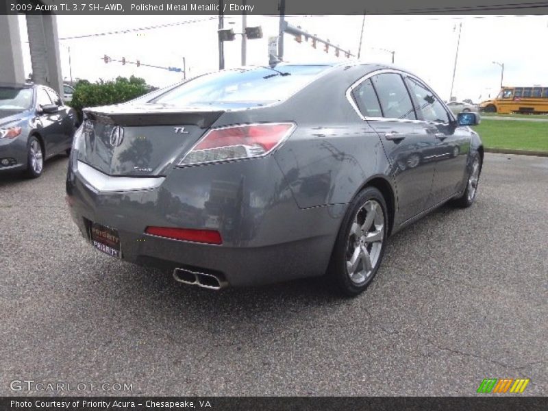 Polished Metal Metallic / Ebony 2009 Acura TL 3.7 SH-AWD