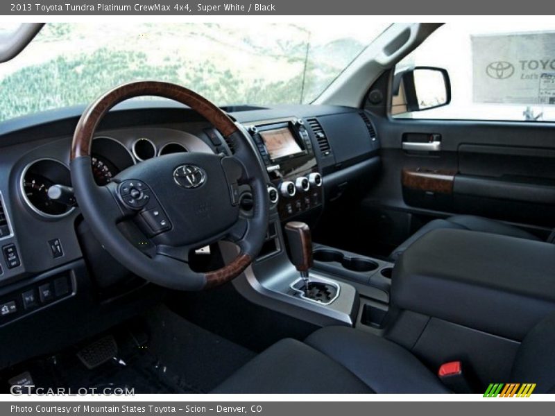 Super White / Black 2013 Toyota Tundra Platinum CrewMax 4x4