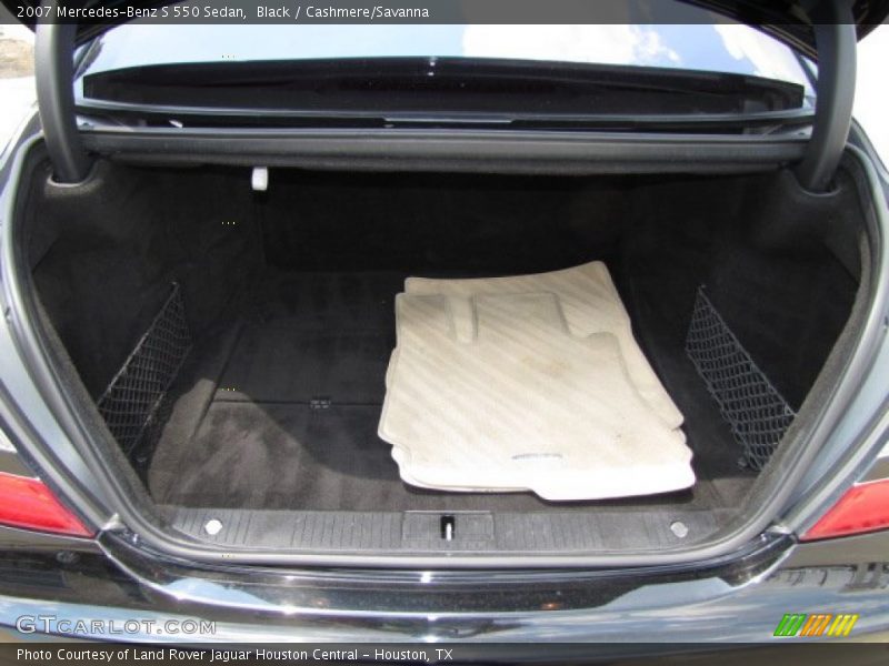 Black / Cashmere/Savanna 2007 Mercedes-Benz S 550 Sedan
