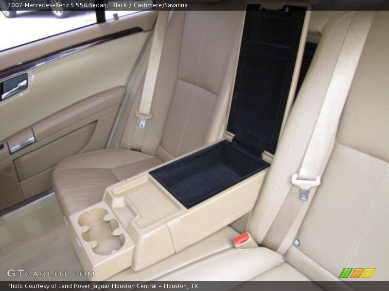 Black / Cashmere/Savanna 2007 Mercedes-Benz S 550 Sedan