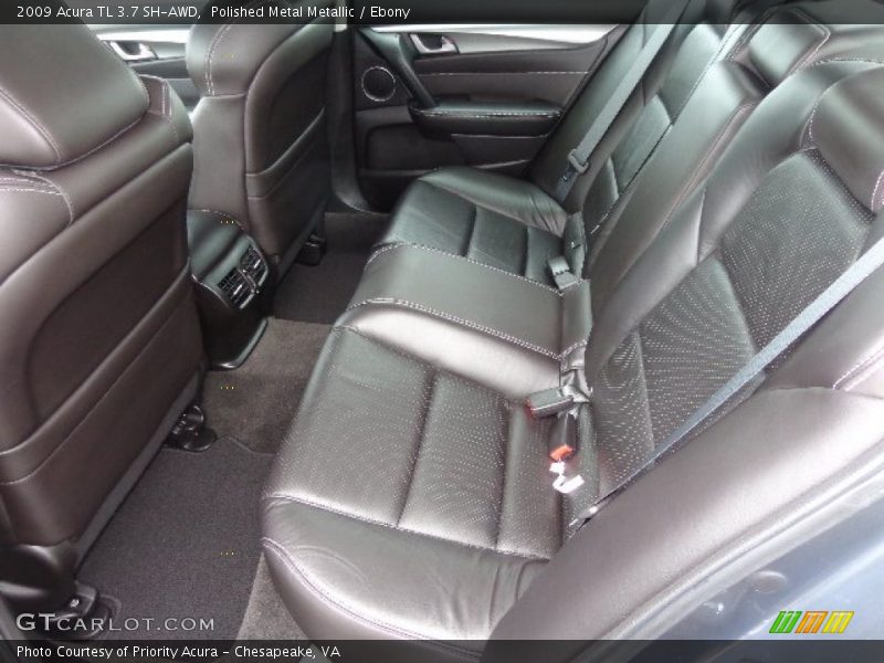 Polished Metal Metallic / Ebony 2009 Acura TL 3.7 SH-AWD