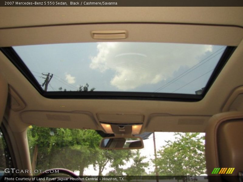 Black / Cashmere/Savanna 2007 Mercedes-Benz S 550 Sedan