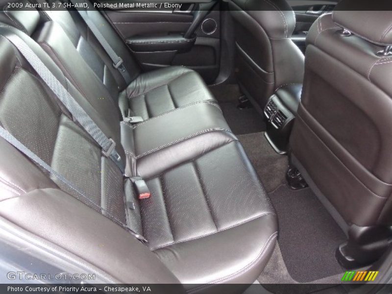 Polished Metal Metallic / Ebony 2009 Acura TL 3.7 SH-AWD